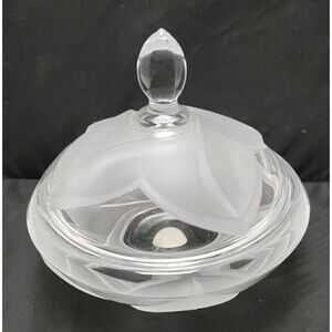 Lead Crystal Covered Candy Dish From France By Garanti Plus De 24